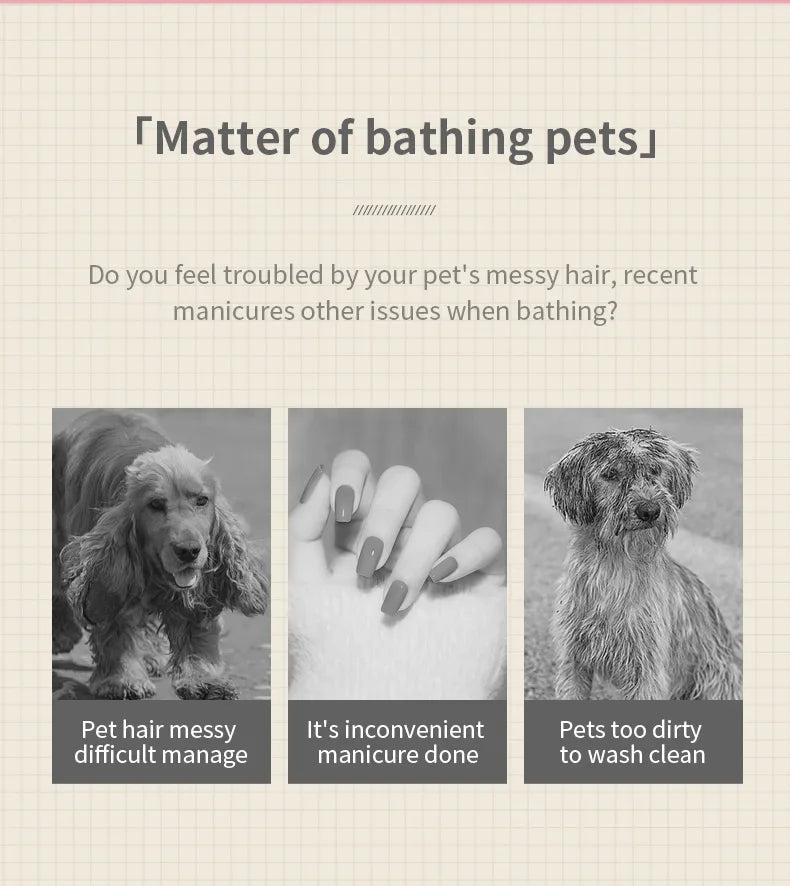 Brosse Vapeur Autonettoyante pour Chiens et Chats