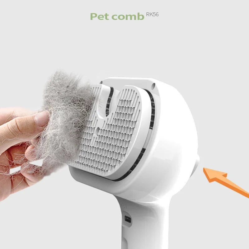 Brosse Vapeur Autonettoyante pour Chiens et Chats